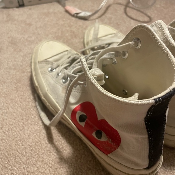 Comme des Garçons Converse Play Chuck Sneakers - Picture 3 of 7